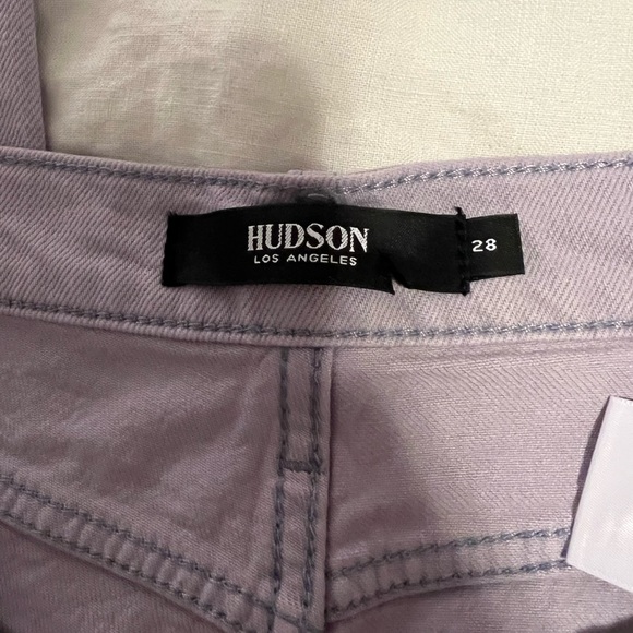 Hudson - Remi Straight Jeans - Soft Lavender - Size 28 - Picture 11 of 12
